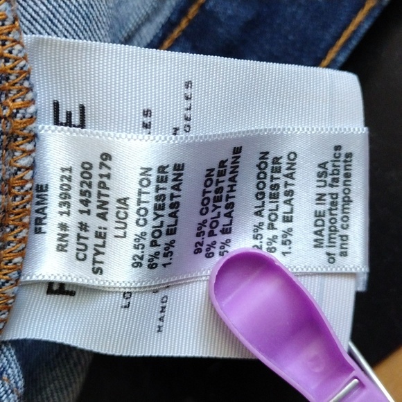 Frame Lucia jean side zipper and buttons  27. - Picture 11 of 11